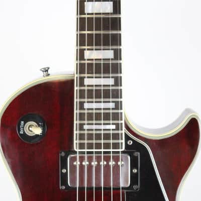1978 Vintage Gibson Les Paul Custom Wine Red ~CLEAN~ 1970's Ebony Fretboard Chrome Hardware image 10