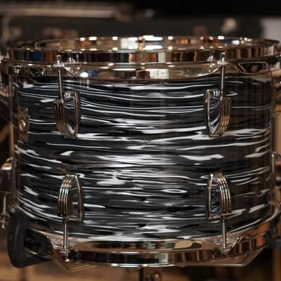 Ludwig 12/13/16/22" Classic Maple Mod Drum Set - Vintage Black Oyster image 25