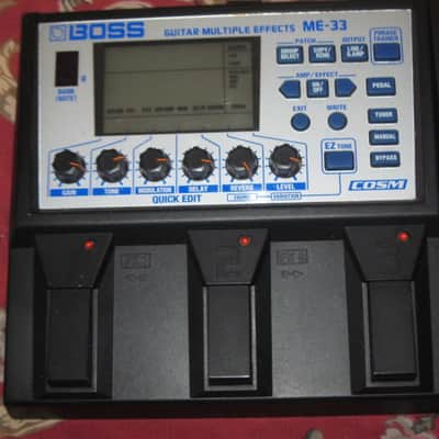 used 2001 Boss ME-22 Guitar Multi Effects unit + used Truetone NW1-US adapter (NO box, NO paperwork, NO batteries) light average wear - works fine image 6