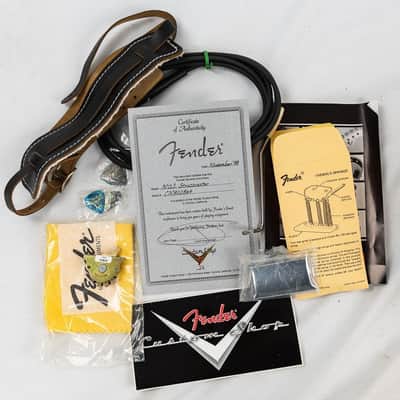Fender Fender Custom Shop Stratocaster NOS MN Olympic White Pre Owned 1998 - Olympic White image 7