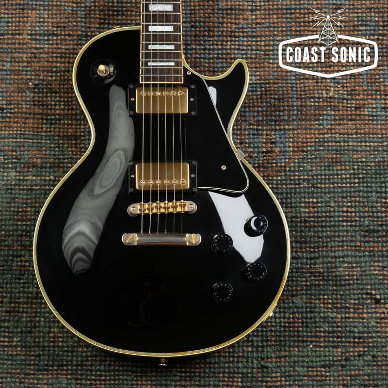 1990 Orville by Gibson LPC Black Beauty Made in Japan, USA PAF Humbuckers image 1