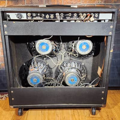 Vintage 1977 Fender Super Reverb 2-Channel 40-Watt 4x10" Guitar Combo Silverface w/ Footswitch image 17