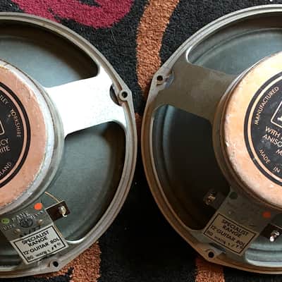 Fane vintage guitar speakers 12" Specialist range, Pair! image 1