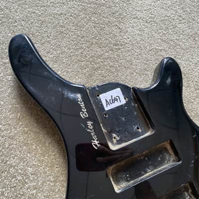 Black Harley Benton 6 String Bass Body image 2