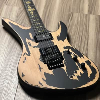 Schecter Synyster Gates Custom-S Relic in Distressed Satin Black image 1
