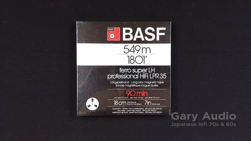 BASF Professional HiFi LPR-35 18 cm 549 m Recording Tape on Alu Reel Unopened Box image 1