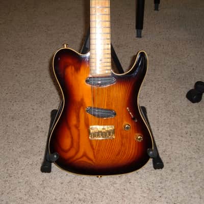 Samick/Valley Arts SMX-2 Telecaster 1990 Sunburst image 3