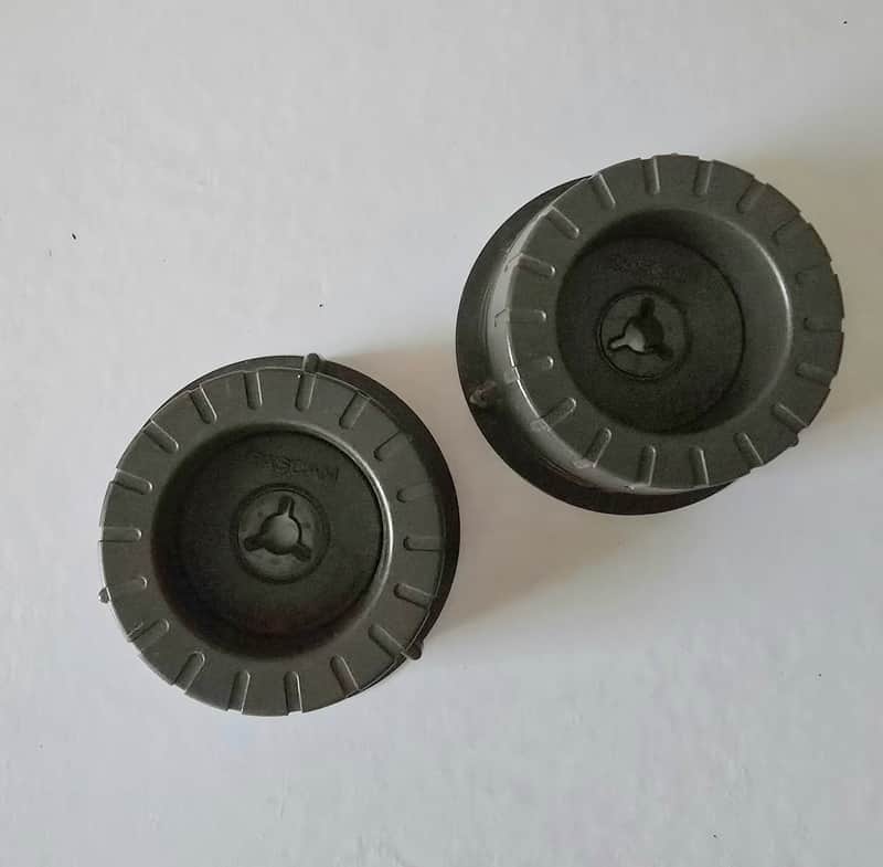 TASCAM TZ-613 NAB Hub Adapter Pair for 10.5" Tape Reels TEAC image 1