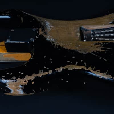 Fender Jason Smith Masterbuilt 1956 Stratocaster Ultimate Retro Floyd 2012 - Black image 12