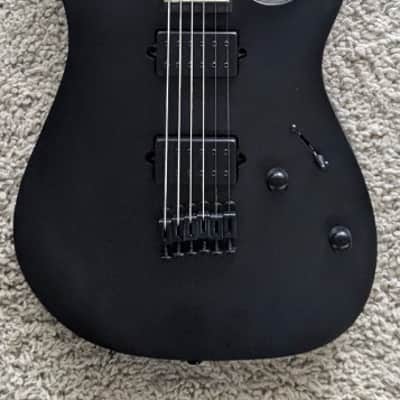 Ibanez RGRTBB21BKF Baritone Electric Guitar, Ebony Fretboard, Flat Black Finish image 1