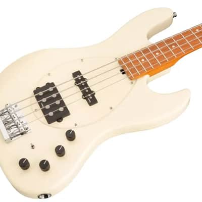 Sadowsky MetroExpress 21-Fret Vintage M/J Bass, Roasted Maple Fingerboard, 4-String - Solid Olympic White High Polish image 1