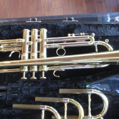 Flip Oakes Wild Thing Bb Trumpet #3314 Lacquer w/ Hard shell gig bag and three tuning slides image 12