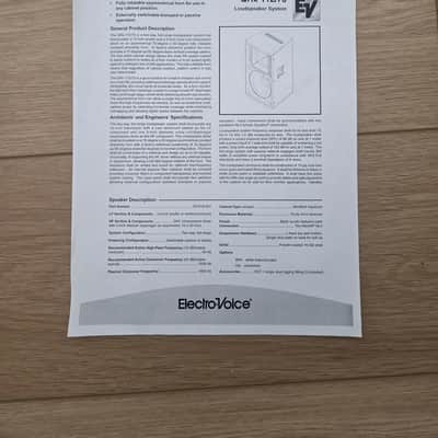Electro-Voice (EV) QRx 112/75 12" 2-way Passive Speaker image 9