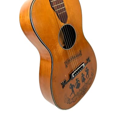 Parlor Guitar Label Caspar Eder (Joach. Tielke Gitarre) 1900s image 4