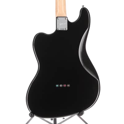 Squier Paranormal Rascal Bass Guitar HH, Laurel Fingerboard Metallic Black (C9) (07421) image 2