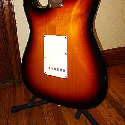 RARE 2009 Momose Sonix Custom Craft Guitar ST-62 3TS <> FLAME Maple Neck <> Bacchus Deviser <> Custom Shop Level Quality <> Momose Stratocaster Tweed Case <> 100% Original image 7