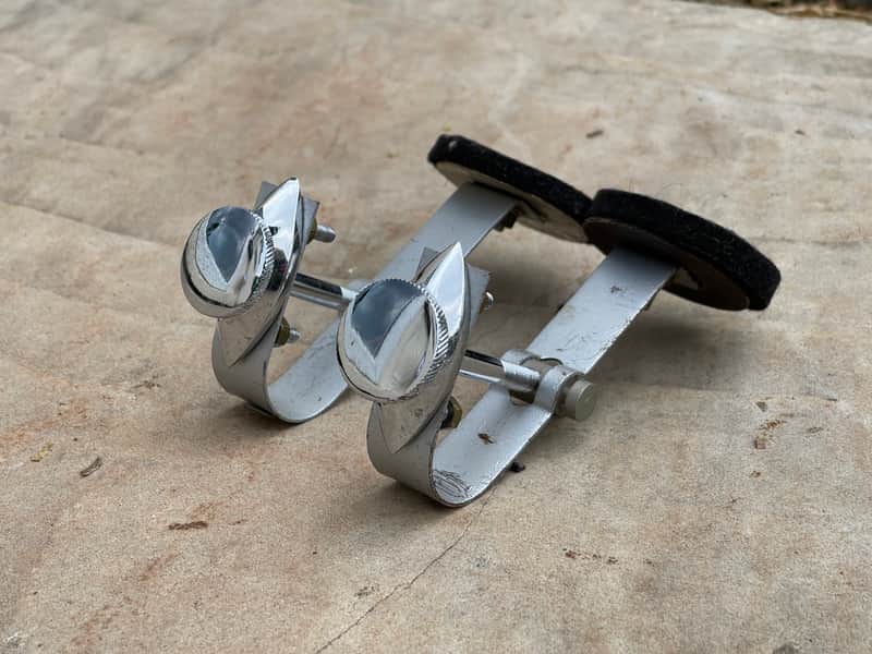 Pair (2) 50/60's Sonor Muffler Tone Controls Snare/Tom Tear Drop Western Germany image 1