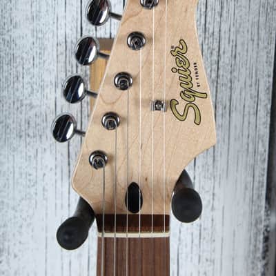 Squier Paranormal Custom Nashville Stratocaster Electric Guitar Aztec Gold image 10