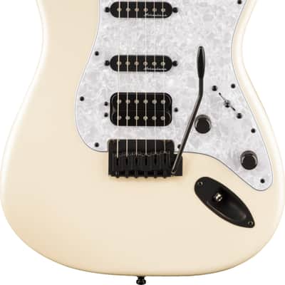 Fender Player Fusion Stratocaster HSS Limited Edition Electric Guitar, Ebony Fingerboard, Olympic Pearl image 1