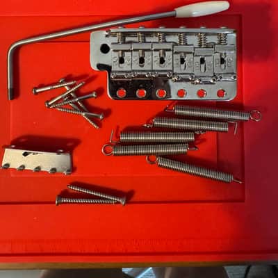 Callaham Vintage S Model Strat Bridge Assembly 2010s - Chrome image 2