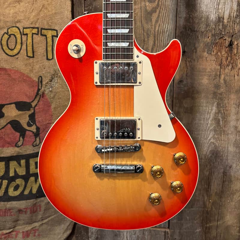 Gibson Les Paul Standard 50's Plain Top Limited Edition Washed Cherry Sunburst 2024 - Washed Cherry Sunburst image 1