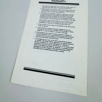 DOD FX-100 Pedal Board Assembly Instructions Manual 1983 image 2