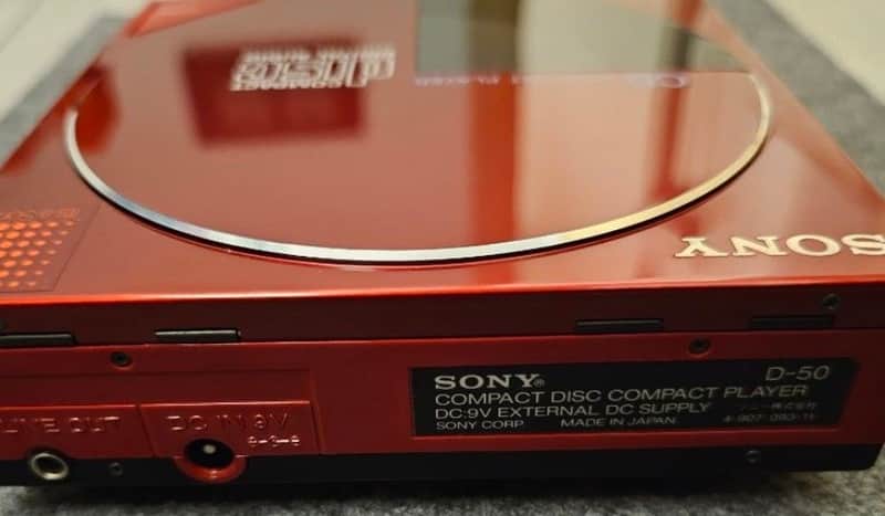 Sony D 50 - Red cd player