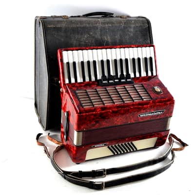 TOP Quality, German Made Piano Accordion Weltmeister Stella 48 bass, 5 switches+Original Hard Case&Shoulder Straps - Accordian, Fisarmonica image 2