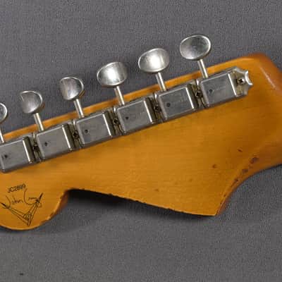 Fender Custom Shop Stratocaster 1955 Relic Foam Green Masterbuilt John Cruz 2016 image 15