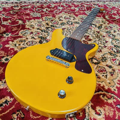 1990's Greco Les Paul Junior Jr Double Cut (EJR) TV Yellow, Made in Japan MIJ image 2