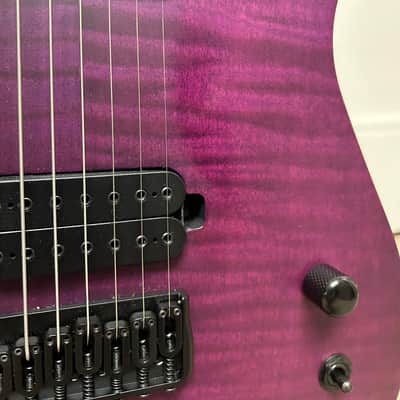 Schecter John Browne Tao-7 Electric Guitar - Satin Transparent Purple image 2