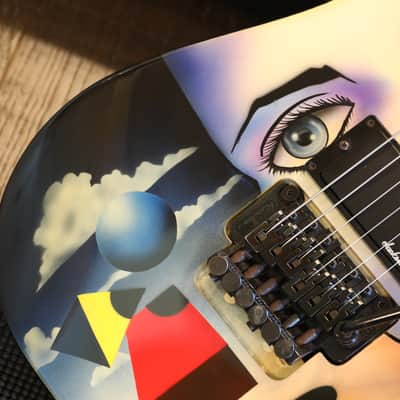 1990 Jackson Fusion USA HSS Electric Guitar Deco Dream Soloist + OHSC image 4