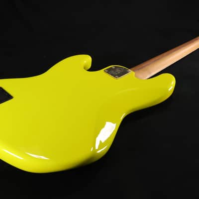 Fender MonoNeon Jazz Bass V Maple Fingerboard Neon Yellow 021 image 7