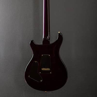 Paul Reed Smith Custom 24 Semi-Hollow Wood Library Limited - Aquableux Purple Burst w/Korina image 5