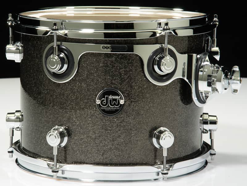 DW Performance Series Drums Pewter Sparkle 9x12 image 1