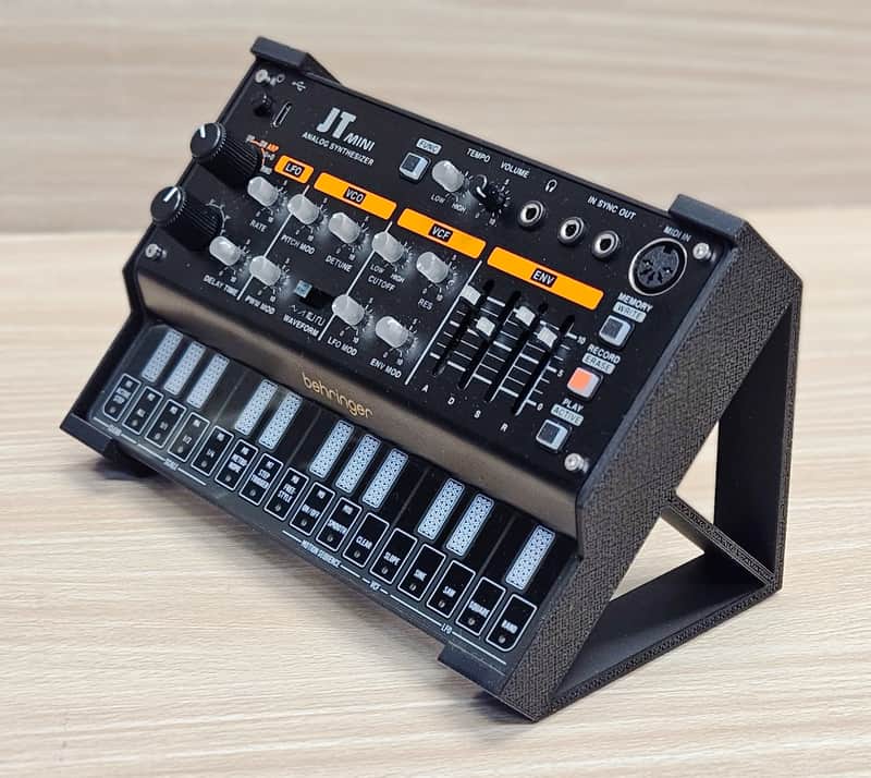 The Analog Source 45 Degree Angled Desktop Stand For Behringer JT Mini Pro VS Phara-O UB-Xa CZ-1 Synthesizer image 1