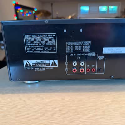 Technics Stereo Double Dual Cassette Deck model RS-TR333 Fresh Servicing Beauty! image 11