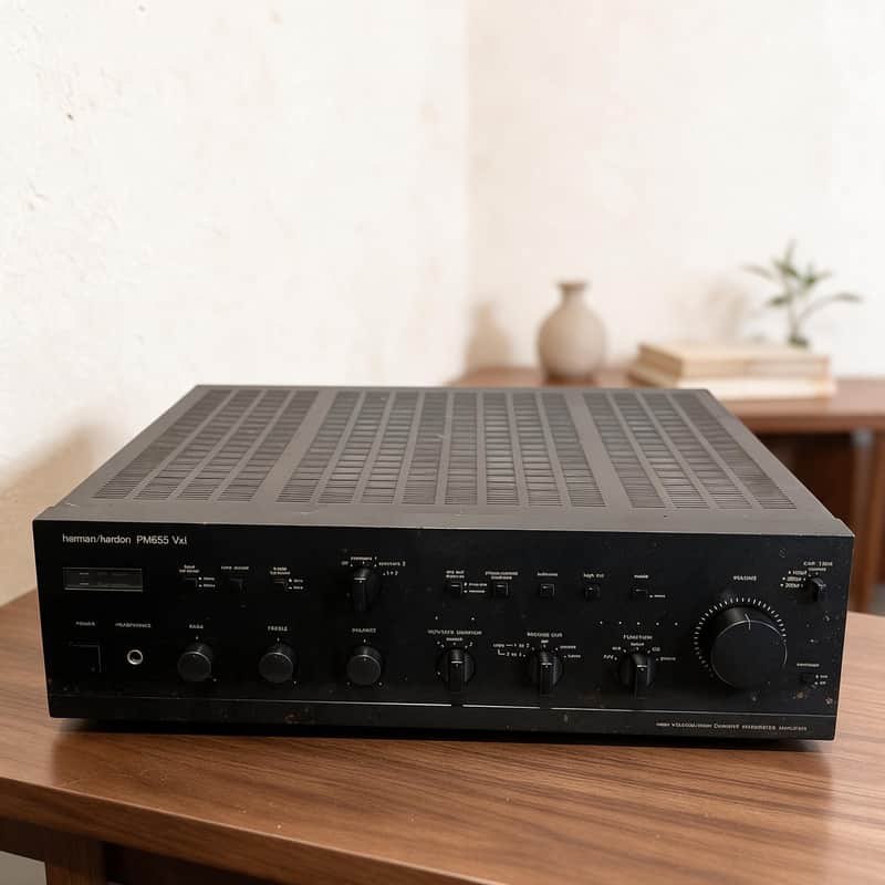 Harman Kardon PM-655 Vxi Rare Vintage Integrated Amplifier Working Warranty image 1