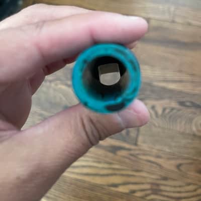 Arnold Montgomery (AM) Hard Rubber Alto Sax Mouthpiece Luna 7 - Blue Marble image 9