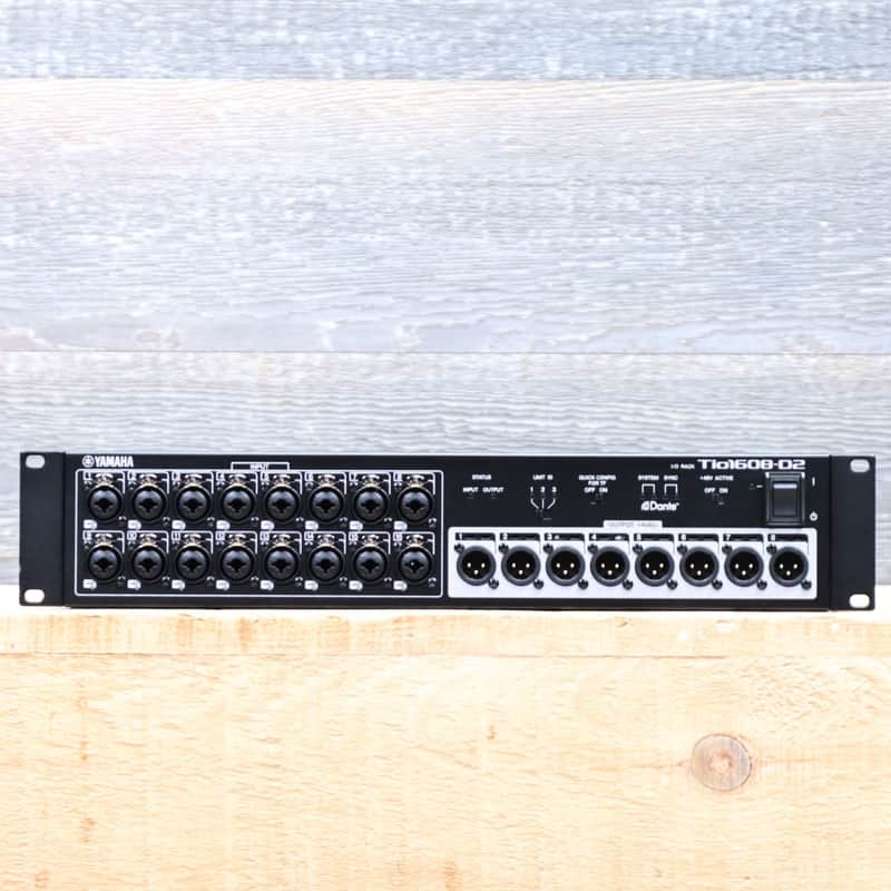 Yamaha Tio1608-D2 Audio Interface 16 mic/line Inputs Dante Stagebox I/O Rack image 1