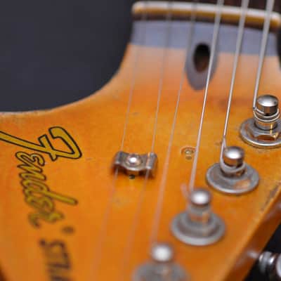 Fender Stratocaster Relic 2019 Custom Red Sparkle Lollar Blondes image 11