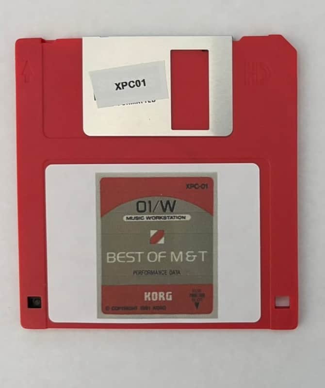 Korg 01/W Best of M & T Program Floppy Disk image 1