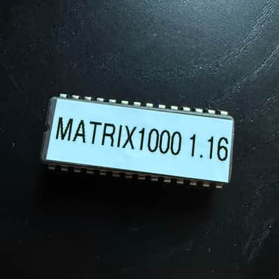 Oberheim Matrix 1000 Firmware Update 1.16 Gligli Eprom