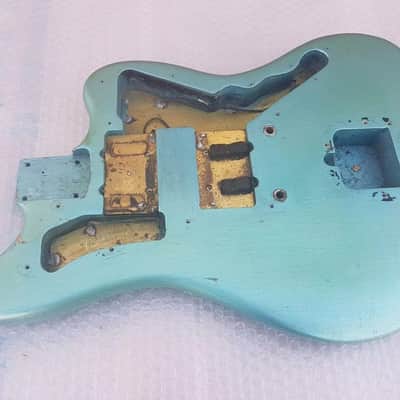 FENDER JAZZMASTER BODY - 1964 - NITRO LAKE PLACID BLUE image 8