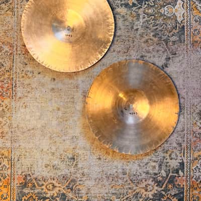RARE Vintage Zildjian ISTANBUL K PAPER THIN HIHATS 12” at Only 393 Over 406 g! ULTRA LIGHT WHISPY! image 2