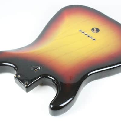 1978 Vintage Fender Stratocaster Sunburst 3-Bolt Hardtail BODY 4.9 lbs STRAT USA 1970s image 12
