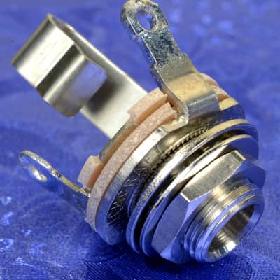 Switchcraft 1/4" Premium Mil. Spec. Guitar Input Jack/Amp Speaker Output Jack, #JK001 image 3