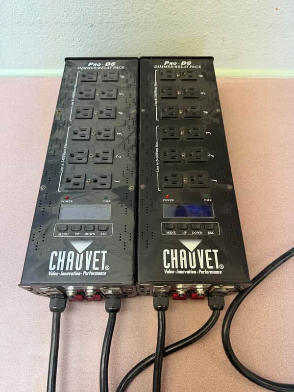 Chauvet Pro-D6 6-Channel DMX Dimmer Pack