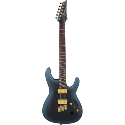 Ibanez SML721 Axe Design Lab Multi-Scale Guitar - Midnight Arctic Ocean Matte image 2