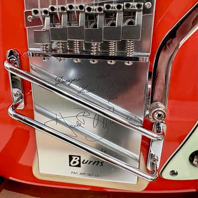 Burns  London Hank Marvin "The Shadows" Custom Edition 2004 - Fiesta Red image 8